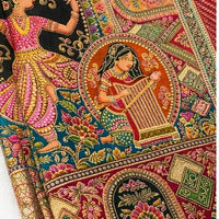 Yagni Dola Viscose Silk Designer Saree with Traditional Printed Pallu